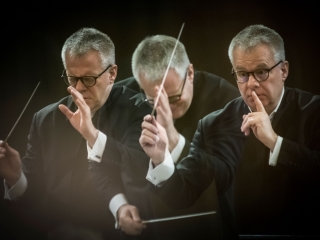 LNSO svečiai – pianistas Haiou Zhangas ir dirigentas Kai Bumannas