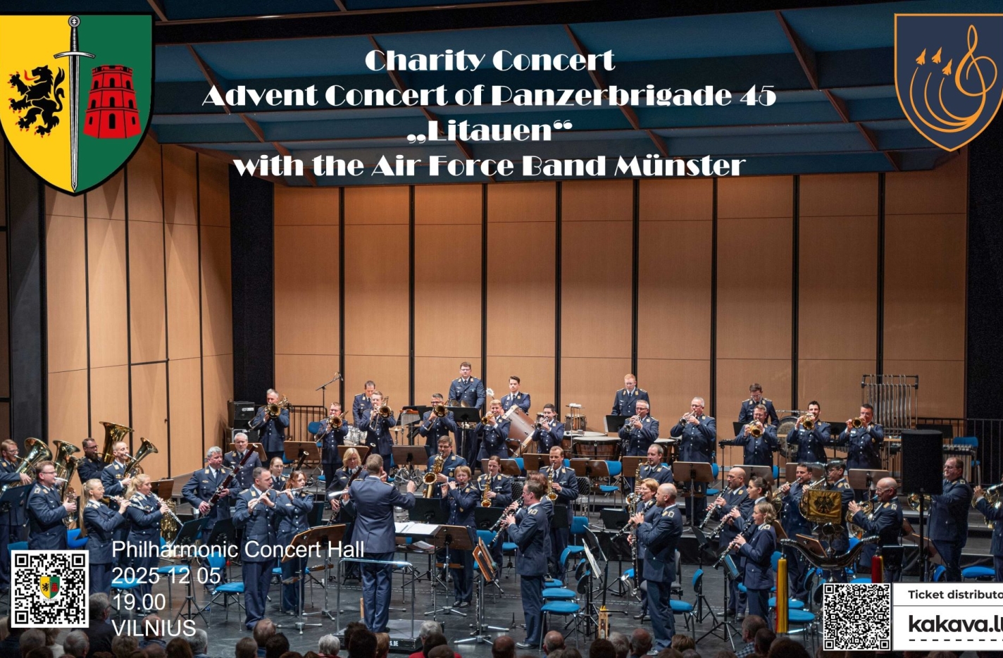 Advent Concert of the Panzerbrigade 45 “Litauen” with the Air Force Band Münster