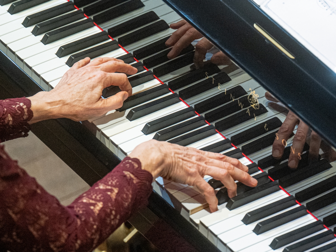 Lietuvos ir Ukrainos pianistų duetų dedikacija Čiurlionio metams ©Dmitrijus Matvejevas