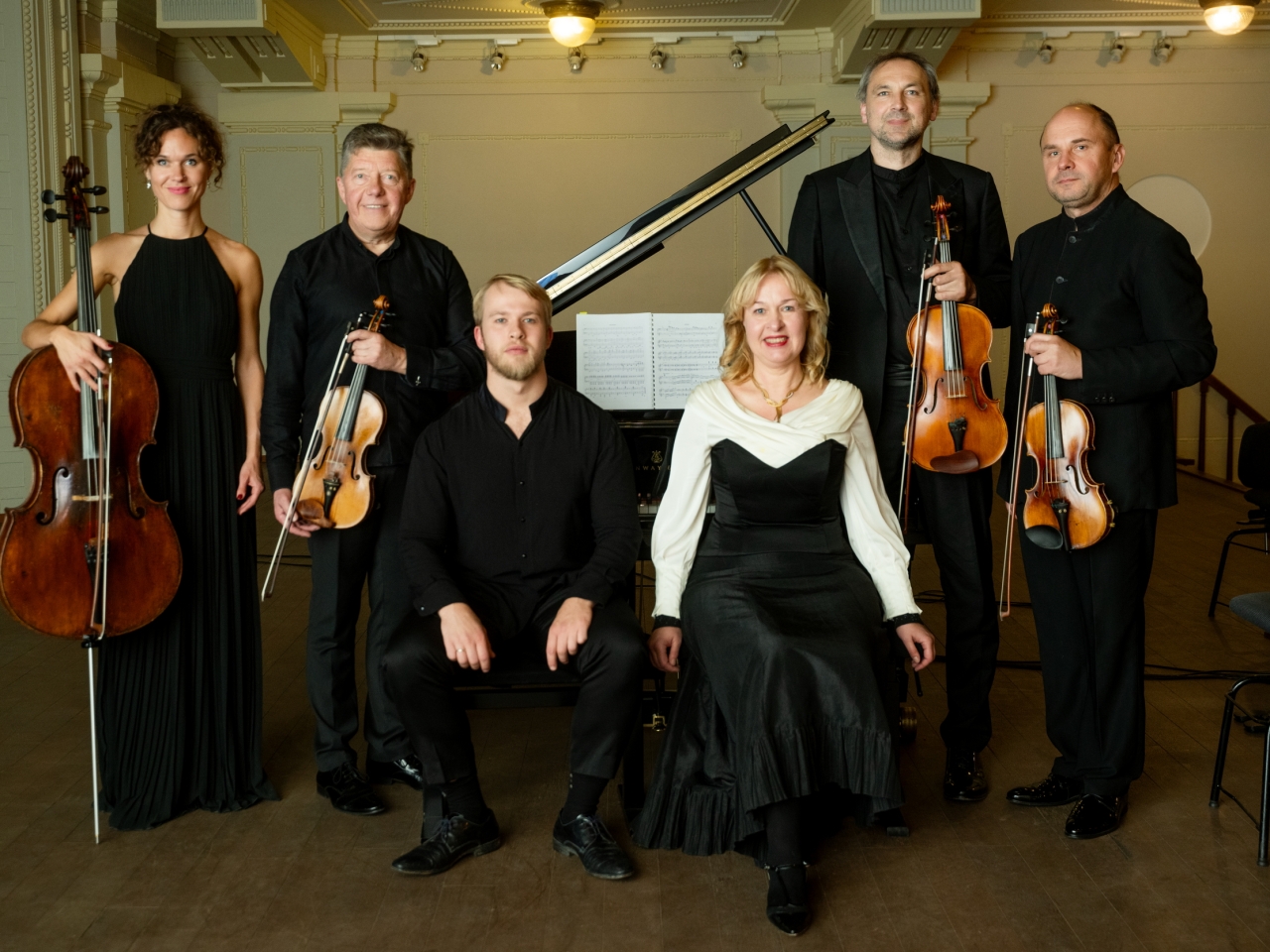 Čiurlionis ir jo mokytojai. Čiurlionio kvartetas, Paulius Andersson ir Aleksandra Žvirblytė...