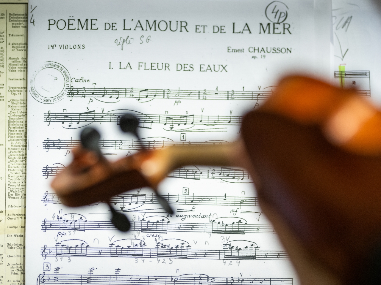 “Poem of Love and the Sea.” LNSO, Victorien Vanoosten, Modestas Sedlevičius ©Dmitrijus Matvejevas