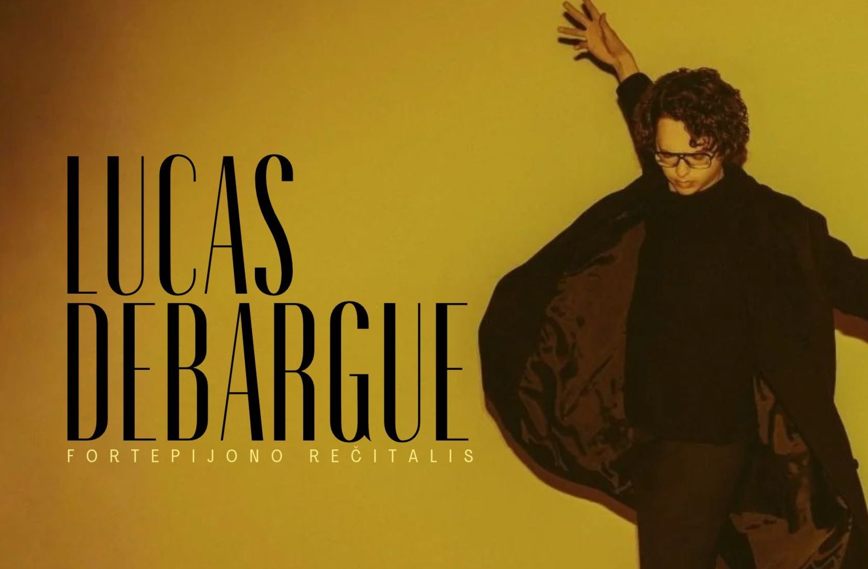 Fortepijono rečitalis. Lucas Debargue